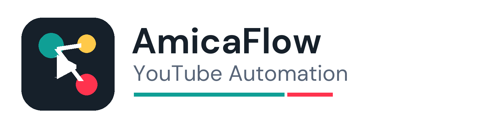 AmicaFlow YouTube Automation logo